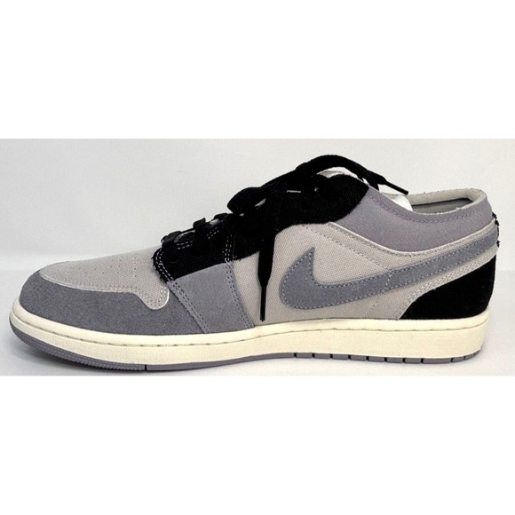 Nike Air Jordan Mens Size 12 1 SE Craft Low‎ Inside Out Cement Grey DZ4135-002 - Picture 6 of 9